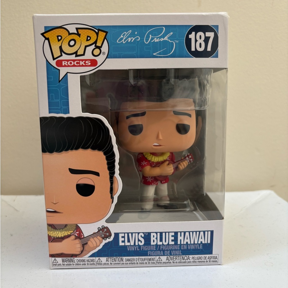 Funko Pop! Elvis Blue Hawaii Figure with Red Shirt - Picture 1 of 4